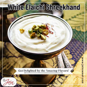 White Elaichi Shrikhand