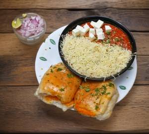 Paneer Cheese Pav Bhaji