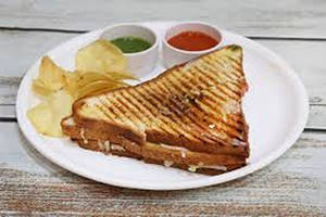 Paneer Cheese Masala Grilled Sandwich