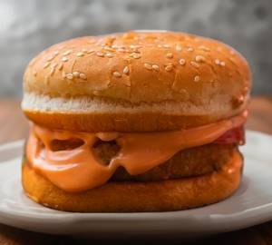 Veg tandoori mayo burger