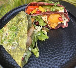 Paneer Tikka  Wrap With Cheese(Gluten Free)