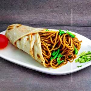 Manchurian Schezwan Noodle Frankie