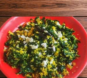 Sojne pata vaja with aloo