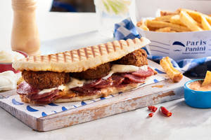 Leon (Pork Pepperoni & Mozza Sandwich)