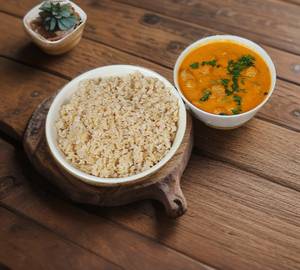 Soya Chunks Curry With Complex Carb(roti/quinoa/oats/ Brown Rice)(upto-400kcal)