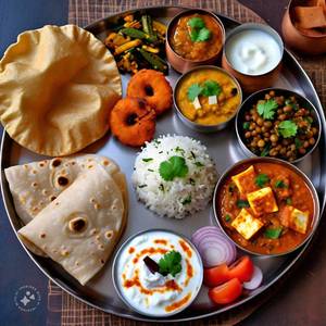 Gold Thali