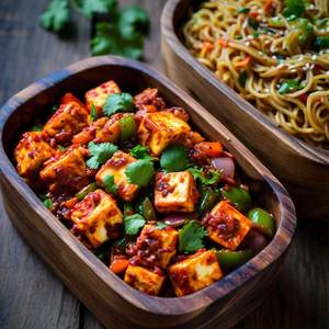 Veg starter with veg noodles                                         