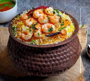 Prawns Pot Biryani