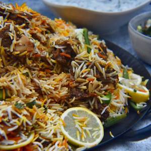 Mutton Rayalu Seema Biryani