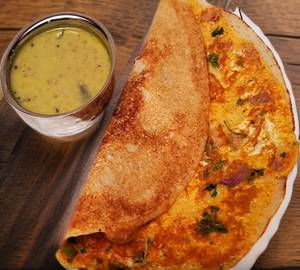 Egg masala dosa