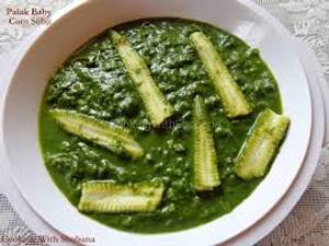 Baby Corn Palak