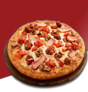 Chicken Over Loaded Pizza