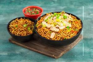 Chicken Triple Schezwan Fried Noodle