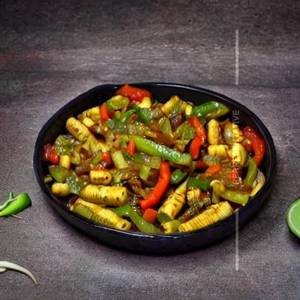 Veg Baby Corn Chilli Dry