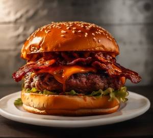 Chilli Mayo Beef Burger (Big Patty)