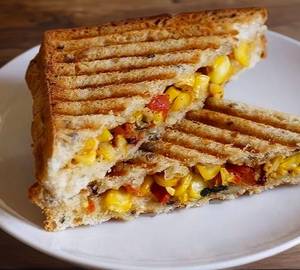 Cheese corn sandwich