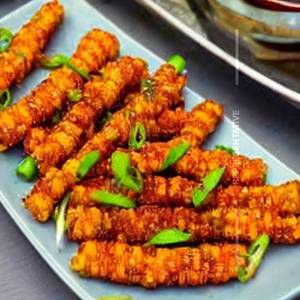 Chilli Babycorn Crispy