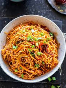 Schezwan Spiced Tossed Noodles 