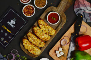 Cheese & Corn Garlic Bread