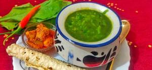 Palak paneer dal khichdi       