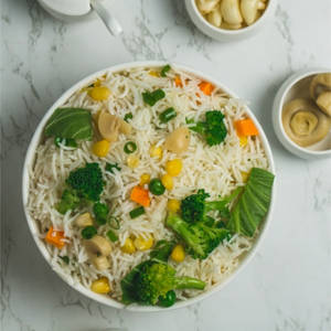 Rice With Asian Greens (small)