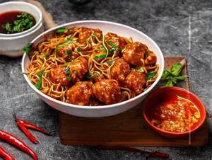Chicken Manchurian Noodles