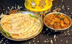Chettinadu Mushroom Parotta/appam