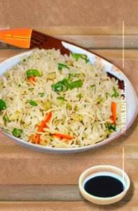 Burnt Garlic Rice [Veg]