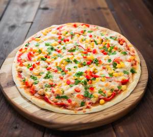 Veg Corn Cheese Overloaded Pizza