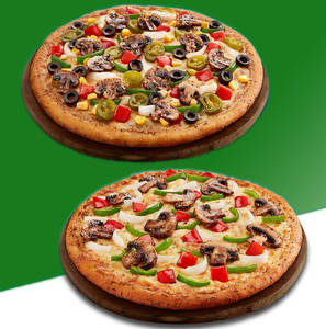 Farmhouse + Ott Veg Loaded (2 Pizza)