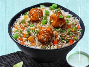 Veg Manchurian Fried Rice