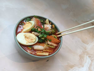 Spicy Sriracha Chicken Ramen