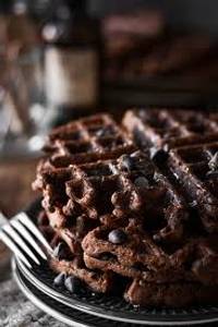 Dark Chocolate Waffles