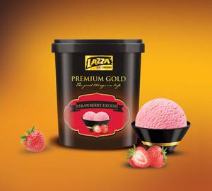 Strawberry Excess Lp Ice Cream - 500 Ml
