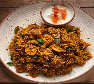 Mushroom Biryani 