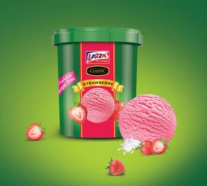 Sugar Free Strawberry LC Ice Cream- 500 Ml