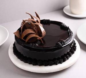 Choco Truffle Cake. Cake decoration may vary from displayed image in actual order.