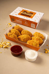 Corn & Cheese Momos Kurkure [8 Pieces]