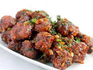 Veg Manchurian Dry [750 Ml] Box
