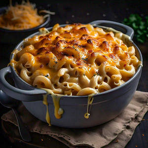 Baked Triple Cheese Mac