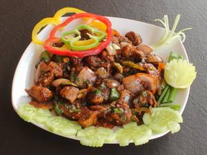 Mushroom Chilli Dry