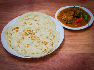 Mutton Curry + 3 Butter Roti