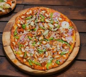 Crispy chicken pizza