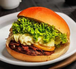 Schezwan cheese burger