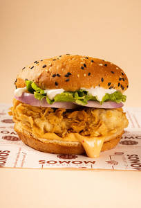 Crispy Fried Chicken Burger