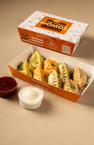 Veg. Steam Momos Platter [8 Pieces]