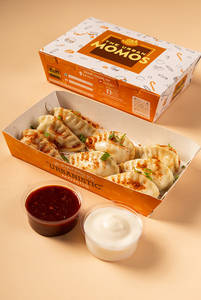 Chicken Peri Peri Momos [8 Pieces]
