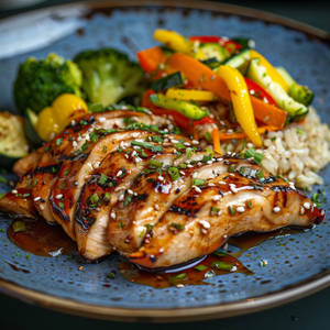 Guilt-Free Teriyaki Chicken Rice Bowl