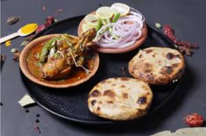 Desi Murgh Sukha Fish Litti