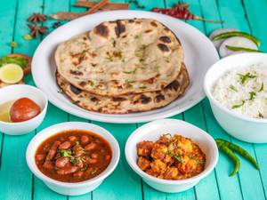 Subz kadhai mini meal